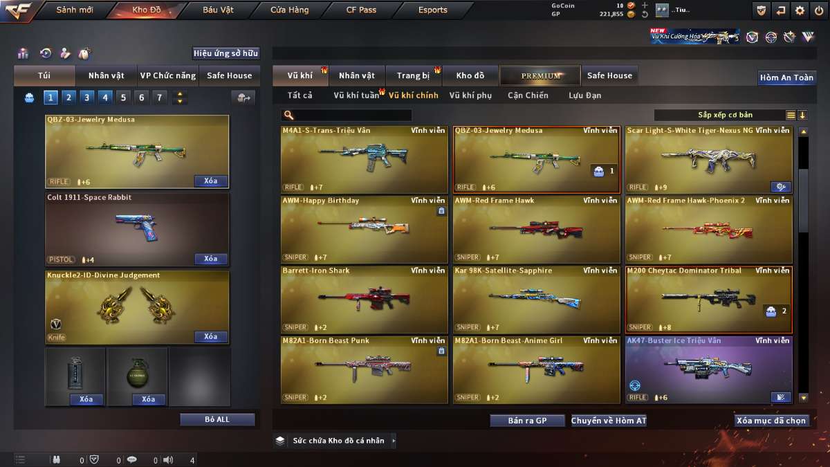 shop acc cf uy tin gia re